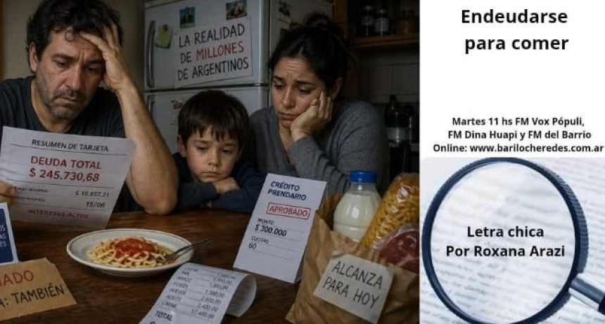 Vivir en rojo: cuando la tarjeta de cr&eacute;dito se convierte en un plato de comida